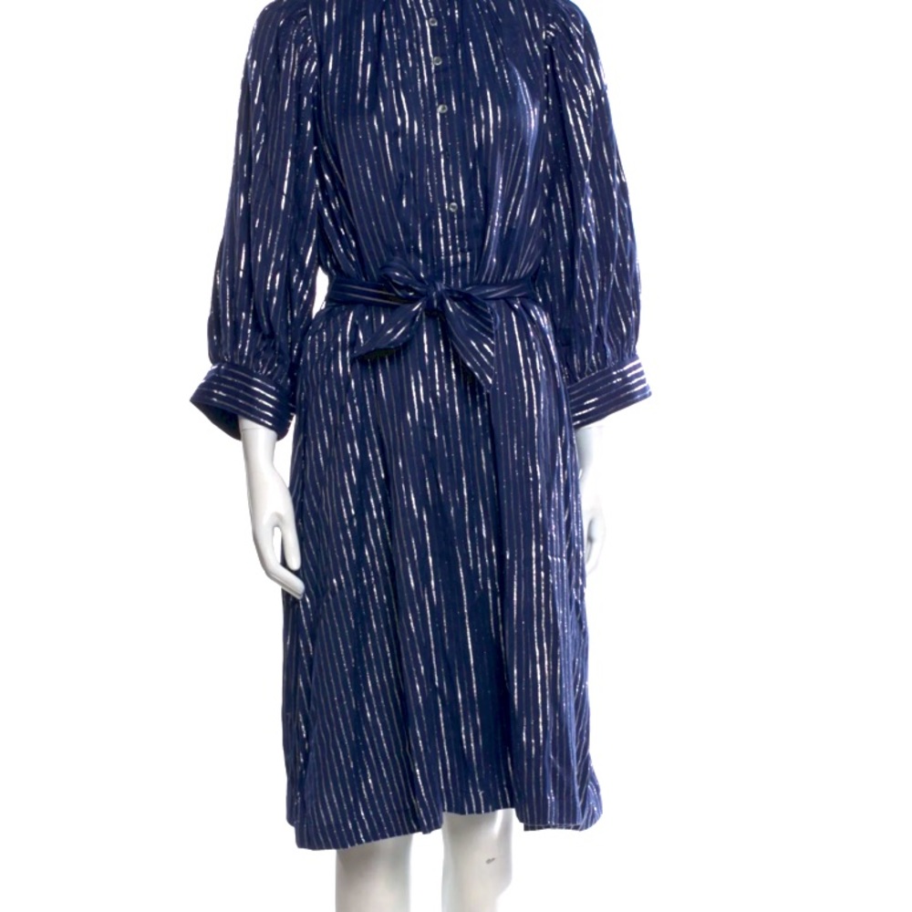 ANTIK BATIK Striped Knee-Length Dress Size: M | US 8, FR 40 excellent